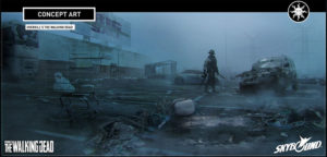 Overkill's The Walking Dead game concept art